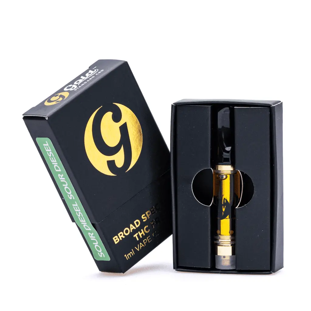 Gold Standard CBD Vape Cartridge – Sour Diesel (450 mg)