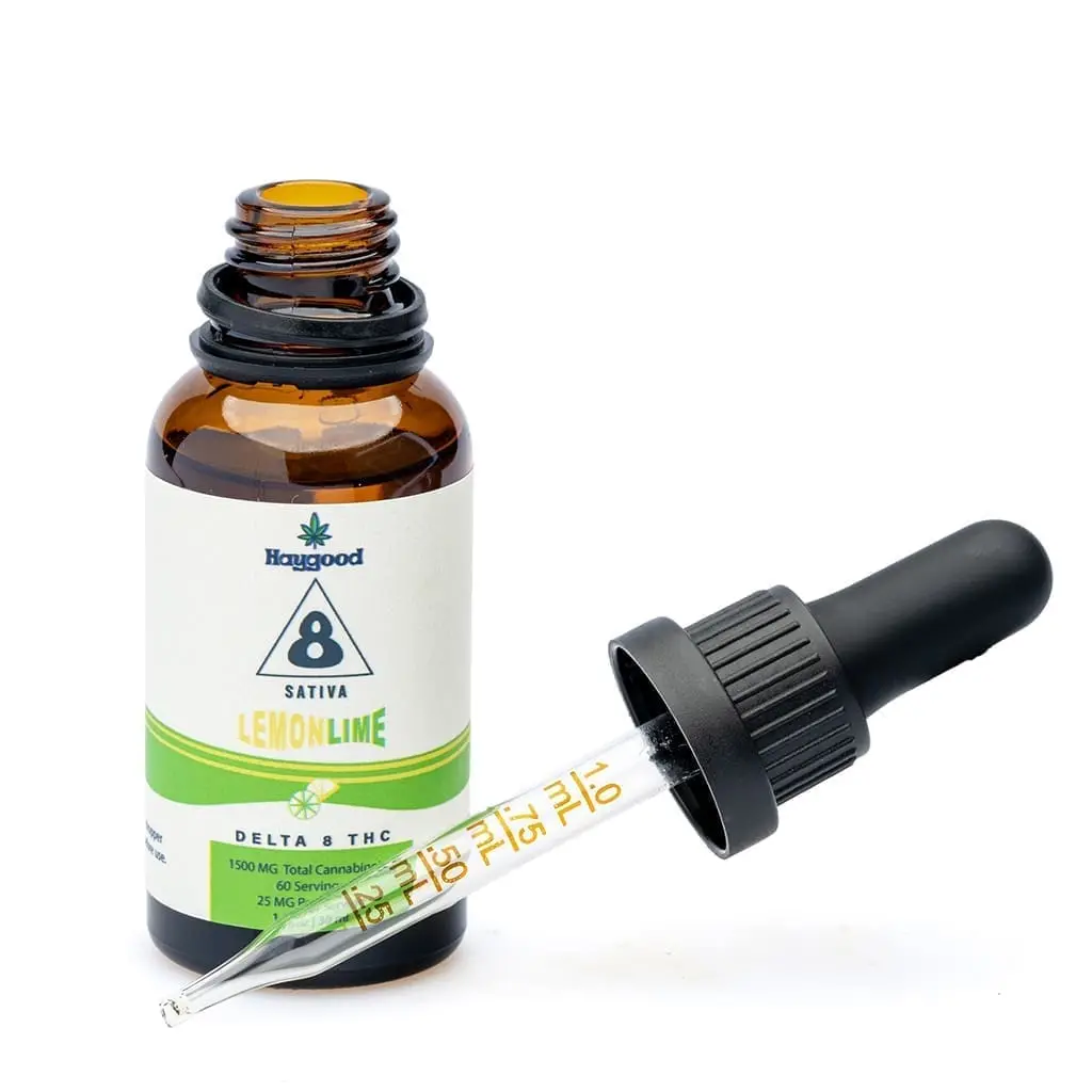 Haygood Delta 8 Tincture – Lemon Lime