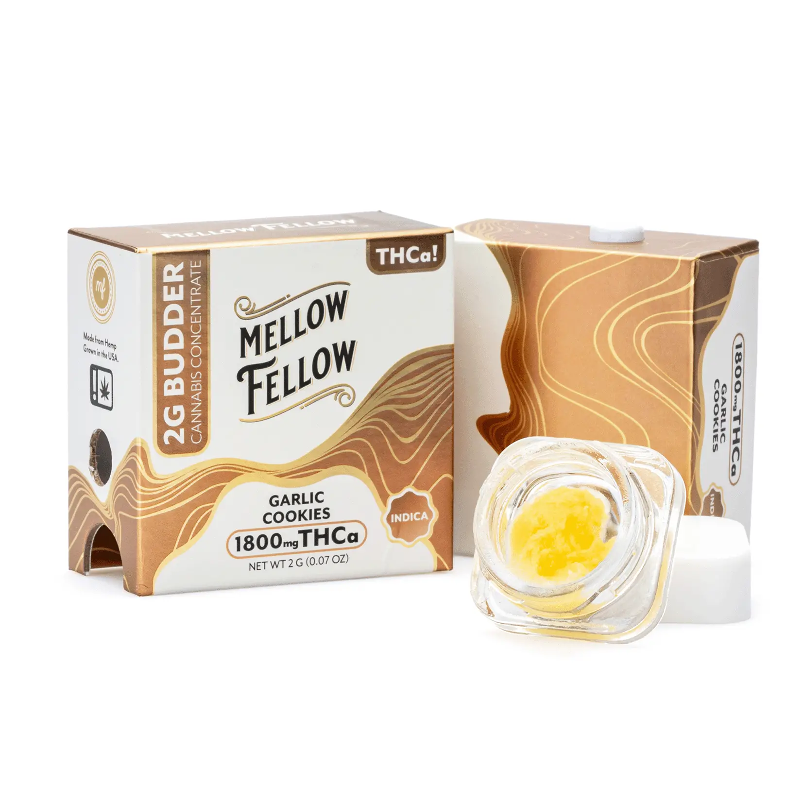 Mellow Fellow THCa Budder – Garlic Cookies (2 gram)