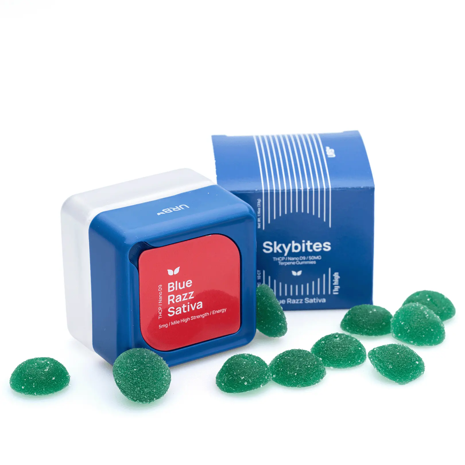 Urb THCP / Delta 9 Mile High Skybites – Blue Razz (25 mg THCP + 25 mg Delta 9 THC Total)