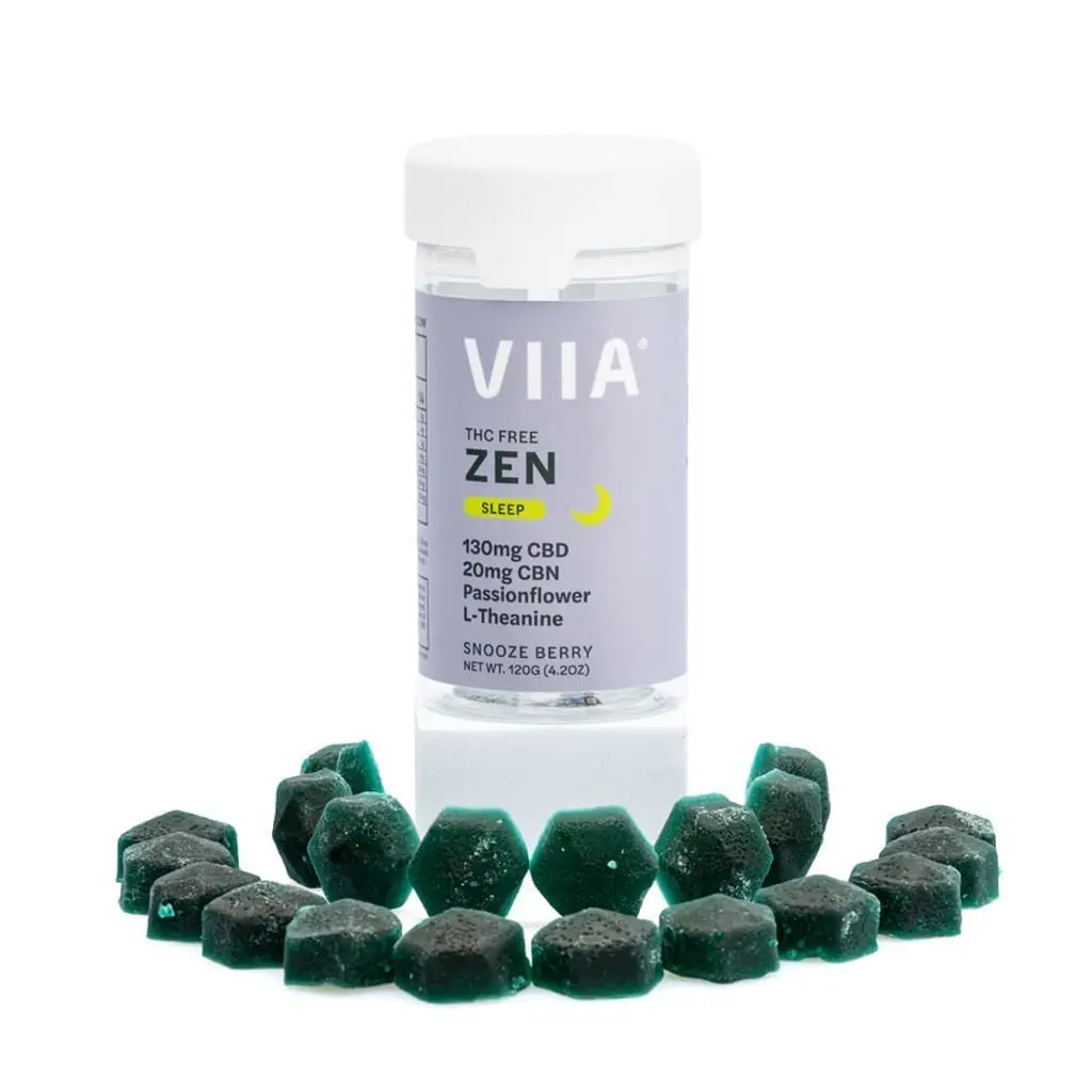 VIIA CBD and CBN Zen Sleep Gummies – THC Free
